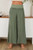 MILIO MILANO FOLD OVER WAIST PALAZZO LINEN PANT