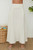 MILIO MILANO LINEN MAXI SKIRT WITH POCKETS AND SMOKED WAISTBAND