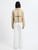 CROPPED TWILL TRENCH JACKET