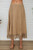 CROCHET LACE HEM LINEN SKIRT