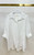 LINEN OPEN STITCH DETAIL BUTTON DOWN LONG SLEEVE TOP