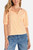 ELBOW SLEEVE HENLEY KNIT SWEATER
