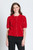 FUZZY YARN SHORT PUFF SLEEVE CARDIGAN