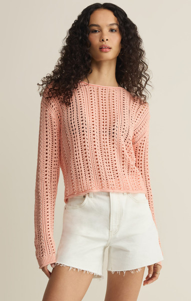 Z SUPPLY UPLAND CROCHET SWEATER