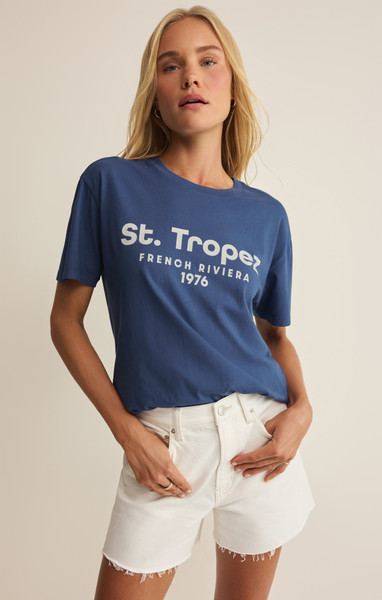 Z SUPPLY ST TROPEZ BOYFRIEND TEE