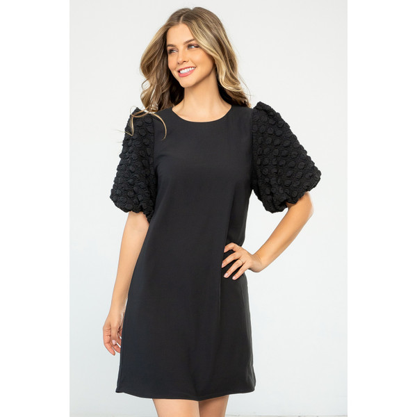PUFF SLEEVE DRESS