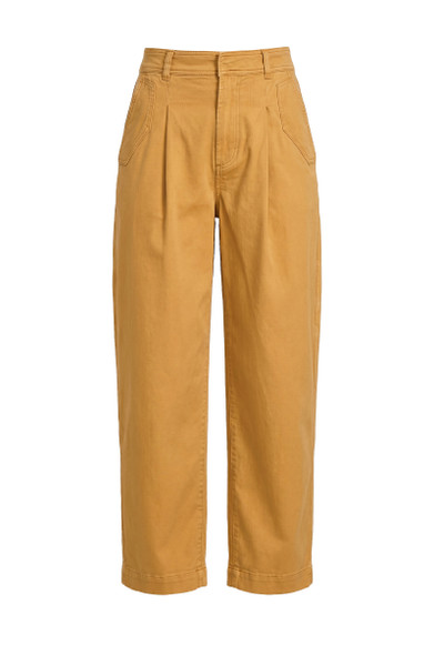 HR PLEATED TROUSER W FLAP POCKETS 28" INS - GOLD RUSH