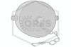 Brass Cap and Chain | 2-1/2 in. NST | Polished Chrome