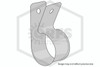 1-Hole CPVC Hanger Strap | 1-1/4 in. Pipe | Pre-Galvanized | UL Listed!