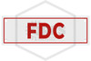 Fire Department Connection Sign | 6 in. x 2 in. | White w/ Red Letters | Hero | QRFS