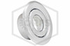 Two Piece Escutcheon | FPPI | Recessed | Chrome | 3/4 in. Sprinkler | Hero