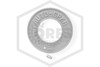FDC Identification Plate | FPPI | 4 in. | Round | Auto Spkr | Polished Chrome | Front