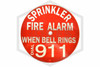 Fire Alarm - Call 911 Sign | FPPI | 6 in. | Red w/ White Letters | Hero