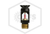 Viking™ Frame Style Spray Nozzle | 155F | 2.8K | 90 Degree Angle | Black Finish | 21374NB