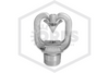 Tyco™ ProtectoSpray D-3 Directional Nozzle | 140 Degree Angle | Open | .500 in. Orifice | Chrome Plated Bronze | 49-334-9-140