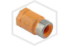 CPVC Female Sprinkler Head Adapter | 1 in. x 1/2 in. Reinforced Plastic Thread with Wrench Flats | Spears FlameGuard™ | W4235-130SR