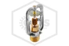 Tyco™ EA-1 ProtectoSpray Spray Nozzle | 135F | 1/2 in. Orifice | 125 Degree Spray Angle | Chrome | 49-925-6-135
