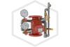 Viking™ Loose Trim J-1 Alarm Check Valve | Vertical | Flange x Groove | 3 in. NPT | Galvanized Steel | Domestic | 08633USA