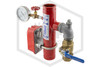 Commercial Riser with Test and Drain | 4 in. NPT | 4.2K | 300 PSI | 650-375-01380