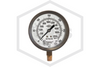 Air/ Water Compound Pressure Gauge | Liquid Filled | 4 in. | -30-300 PSI | Stainless Steel Case | 100-325-00860