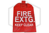 Fire Extinguisher Cover with Window | ABC Dry Chemical | 5 lb. to 10 lb. | FE-1W | QRFS™ | Front