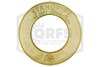 FDC Identification Plate | 6 in. | Round | Standpipe | Cast Brass | QRFS™ | Hero