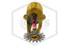 Viking™ VK1021 Pendent Sprinkler | SR | 5.6K | Brass | 155F | 23868AB | QRFS™ | Hero