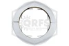 Pipe Wall Plate | Metal | Chrome | 6 in. IPS | 7 in. Inner Diameter | Hero