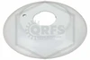 One Piece Escutcheon | 1/2 in. Height | White | 1/2 in. Sprinkler | Hero