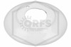 One Piece Escutcheon | 1/2 in. Height | White | 3/4 in. Sprinkler | Hero