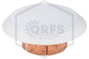 Reliable™ G5 Cleanroom Cover Plate | SR | White | 135F | 3-5/16 in. OD | CG4S0W | Hero