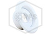 Senju™ D2 Recessed Escutcheon | White | 1/2 in. Sprinkler | 004-1110