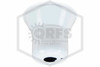 Adjustable Escutcheon | Cup with Skirt A | White | 1/2 in. Sprinkler | Hero