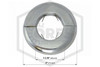 Pipe Wall Plate | Metal | Chrome | 3/4 in. IPS | 1 in. Inner Diameter | Measurements