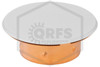 Tyco™ RFII Cover Plate | Grey White | 165F | QRFS™ | Side