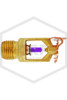 Viking® VK104 Sidewall Sprinkler | SR | 5.6K | Brass | 360F | 12955AH | QRFS | Side