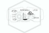 Viking® VK104 Sidewall Sprinkler | SR | 5.6K | Chrome | 200F | 12995FE | QRFS | Deflector