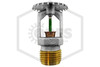 Viking™ VK300 Upright Sprinkler | QR | 5.6K | Chrome | 200F | 12978FE | QRFS™ | Side