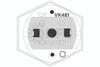 Viking™ VK481 Concealed Sidewall Sprinkler | QR | 5.6K | 205F | 17555AE | QRFS™ | Deflector