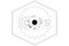 Viking™ VK3001 Upright Sprinkler | QR | 5.6K | Chrome | 175F | 23869FD | QRFS™ | Deflector