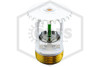 Viking™ VK3501 Upright Sprinkler | QR | 8.0K | White | 200F | 23877ME/W | QRFS™ | Side