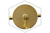 Brass Cap and Chain | 1-1/2 in. NST | Polished Brass