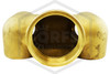 Recessed/Concealed FDC | Straight | Double Clapper | 4 in. x 2-1/2 in. x 2-1/2 in. NPT | Cast Brass | QRFS | Inside