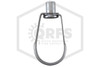 Swivel Ring | 1/2 in. | 3/8 in. Rod | Pre-Galvanized | 300 lbs. Max. Load | Side A