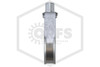 Swivel Ring | 1-1/4 in. | 3/8 in. Rod | Pre-Galvanized | 300 lbs. Max. Load | Side B