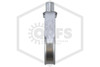 Swivel Ring | 2 in. | 3/8 in. Rod | Pre-Galvanized | 300 lbs. Max. Load | Side B