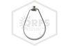Swivel Ring | 3 in. | 3/8 in. Rod | Pre-Galvanized | 525 lbs. Max. Load | QRFS™ | Front