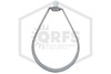 Swivel Ring | 4 in. | 3/8 in. Rod | Pre-Galvanized | 650 lbs. Max. Load | QRFS™ | Front
