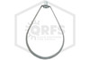 Swivel Ring | 6 in. | 1/2 in. Rod | Pre-Galvanized | 1000 lbs. Max. Load | QRFS | Front