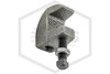 Top Beam Clamp | 1/2 in.-16 | Black | 950 Top/750 Bottom Load lbs. | Bottom